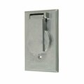 American Imaginations Rectangle Grey Electrical Plate Cover Stainless Steel AI-37504